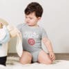 Baby short sleeve one-piece (White Logo) - Image 2