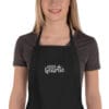 Embroidered Apron (Black) - Image 2