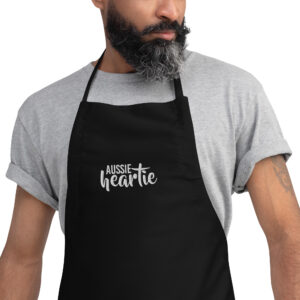 Embroidered Apron (Black)